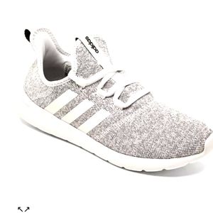 Adidas silver shoes size 10 medium